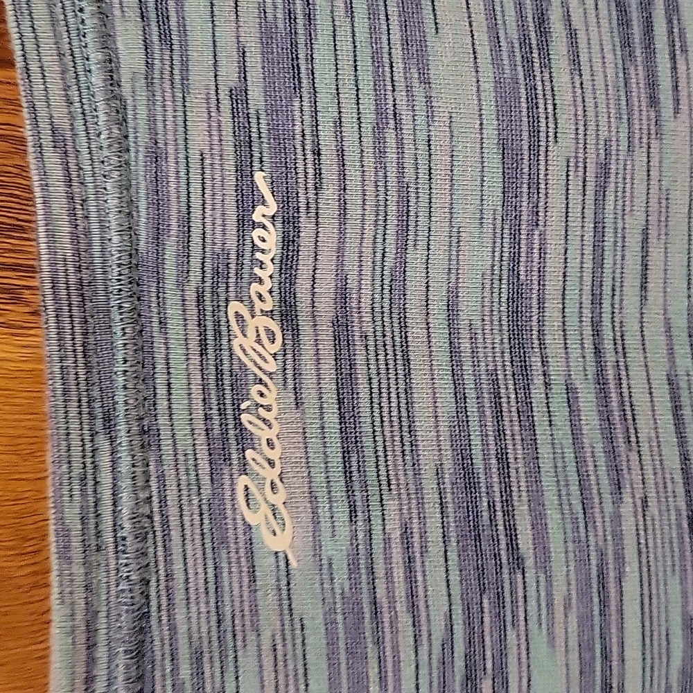 Eddie Bauer Heathered Blue Short Sleeve Tee Size XL - Picture 4 of 5